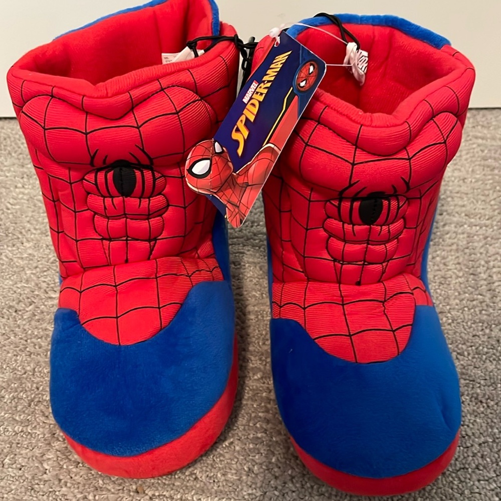 Spiderman Boot slippers Toddler 11/12